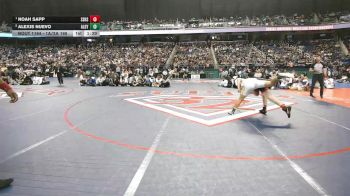 1A/2A 165 1st Place Match - Noah Sapp, South Stanly High School vs Alexis Nuevo, Alleghany