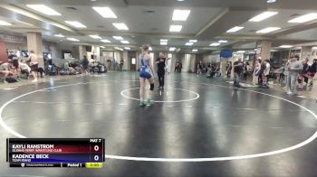117 lbs Round 1 - Kayli Ranstrom, Glenns Ferry Wrestling Club vs Kadence Beck, Team Idaho