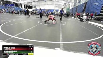 105 lbs 1st Place Match - Paezlie Kerr, F-5 Grappling vs Zainab Albadri, Greater Heights