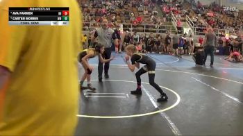 80 lbs Cons. Semi - Ava Farmer, Logan Elm vs Carter Morris, Watkins Memorial