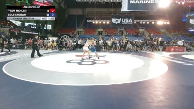 132 lbs Champ. Rd Of 64 - Coy Mehlert, Iowa vs Cole Cronan, California