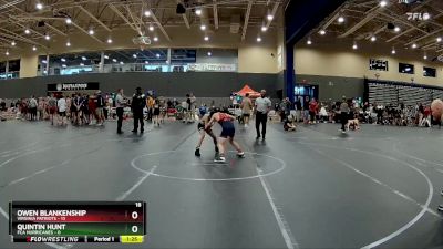 84 lbs Round 2 (4 Team) - Quintin Hunt, FCA Hurricanes vs Owen Blankenship, Virginia Patriots