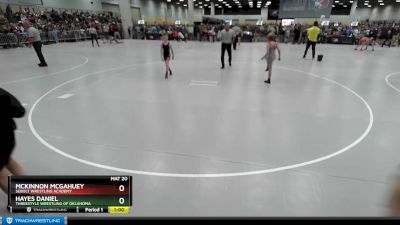 70 lbs Champ. Round 1 - McKinnon McGahuey, Sebolt Wrestling Academy vs Hayes Daniel, Threestyle Wrestling Of Oklahoma