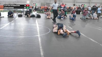 80 lbs Finals (8 Team) - Clayton Otterbacher, Valor Wrestling vs Logan Dodge, Mitten Mayhem