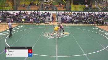 184 lbs David Davis, Tiffin vs Fletcher Rose, Ashland