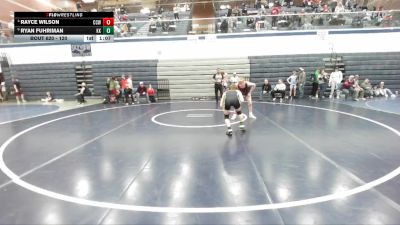 120 lbs Round 4 - Rayce Wilson, Cougar Club Wrestling vs Ryan Fuhriman, Kuna Klub