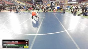 140 lbs 7th Place Match - Kimberlynn Fowers, Sanderson Wrestling Academy vs Olivia Sandoval, Carrollton Thunder Wrestling