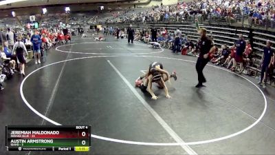 75 lbs Quarterfinals (8 Team) - Austin Armstrong, Idaho vs Jeremiah Maldonado, Indiana Blue