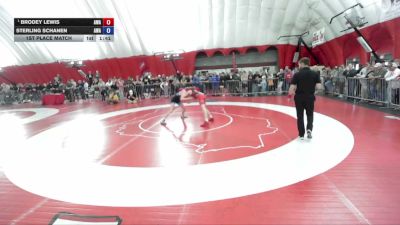 106 lbs 1st Place Match - Brodey Lewis, Askren Wrestling Academy vs Sterling Schanen, Askren Wrestling Academy