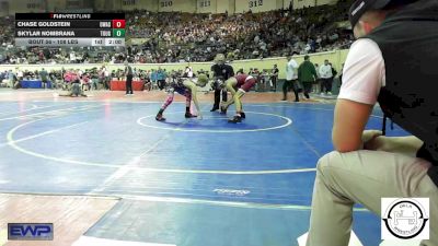 108 lbs Round Of 64 - Chase Goldstein, Owasso vs Skylar Nombrana, Tough N Technical Wrestling Club