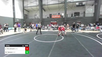 137 lbs 2nd Place - Joel Sturdivant, Askeo International Mat Club vs Waylon Nelson, Independent