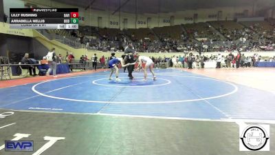 96 lbs Consi Of 8 #1 - Lilly Rushing, Davis vs Arrabella Nellis, Bixby JH Girls