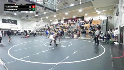 285 lbs Quarterfinal - Tonga Uhila, Santa Margarita vs Julian Gomez, Valencia/Placentia