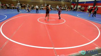 125-135 lbs Rr Rnd 1 - Raniyah Adkins, Pin-King All Stars vs Parker Martinez, Team Tulsa Wrestling Club