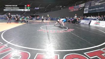 4A Boys 190 lbs Cons. Round 3 - Preston Taylor, La Grande Boys vs Jeremiah Steagall, Sweet Home Boys