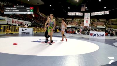 Junior Boys - 144 lbs Semis - Cole Schmidt, Windsor High School Wrestling vs Tobias Lombera, Elite Force Wrestling Club