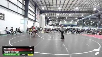 190 lbs Round 3 - Aidan Howard, Kellam Mat Rats vs Robert Thompson, Great Bridge Wrestling Club