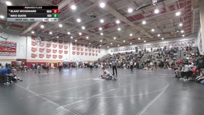 165 lbs Cons. Semi - Niko Giatis, Highland vs Blake Woodward, Buchanan