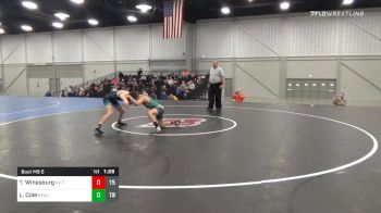 115 lbs Prelims - Tanner Winesburg, OK Takedown vs Logan Cole, Black Fox Elite