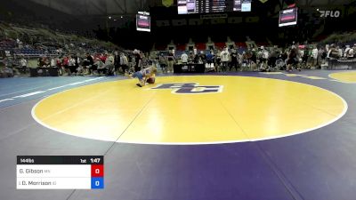 144 lbs Cons 8 #2 - Grayson Gibson, MN vs Drake Morrison, ID