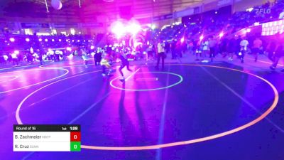 130 lbs Round Of 16 - Beckham Zachmeier, Matpac Wrestling ND vs Romen Cruz, Sunnyside WC