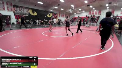 135 lbs Cons. Round 4 - Isabella G Martinez, Millikan vs Naveena Enriquez, Palm Desert