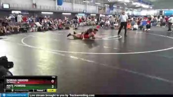 170 lbs Round 2 (6 Team) - Dorian Higgins, TN Misfits vs Nate Powers, PWC