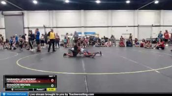 120 lbs Round 1 (3 Team) - Shandon Brown, Team Palmetto vs Maranda Lencrerot, The Glasgow Wrestling Academy