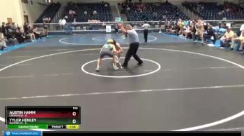 132 lbs Semis & 1st Wb (8 Team) - Tyler Henley, Buford HS vs Austin Hamm, Creekview