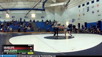 150 lbs Placement (4 Team) - Denny Allgood, Bloomington South vs Leland Wise, Perry Meridian