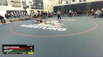 160 lbs Cons. Round 2 - Keith Edie, Ellensburg vs Stevie Rasmussen, Cheney