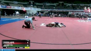 138 lbs Semis & 1st Wrestleback (8 Team) - Jakobee Hill, Bethel vs Cooper Lange, St. Augustine Prep