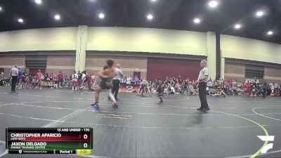 170 lbs 1st Place Match - Jaxon Delgado, Minion Training Center vs Christopher Aparicio, Lost Boyz