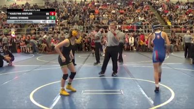 100 lbs Quarterfinal - Kaelynn Kistler, Watkins Memorial vs Kirra Streng, Marysville Bunsold
