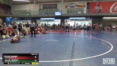 50 lbs Round 7 (8 Team) - Myles Maines, Team Palmetto vs Valor Wright, The Untouchables 2