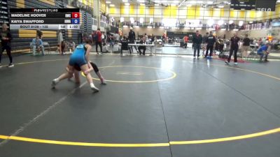 135 lbs 5th Place Match - Madeline Hoover, Riverhawk Wrestling Club vs Kaiya Swafford, Iowa