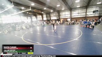 36 lbs 1st Place Match - Raxtin Turner, Stallions Wrestling Club vs Calvin McCoy, Charger Wrestling Club