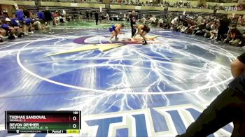 189 lbs Round 2 (4 Team) - Devon Dehmer, Saint Michael Albertville vs Thomas Sandoval, Vacaville