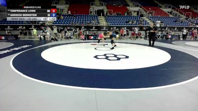 125 lbs Cons. Rd Of 16 - Temperance Lowe, MO vs Addison Bernstein, CA