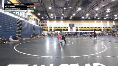 106 lbs Consy 4 - Rylee Mains, Southmoreland vs Naryiah Carnahan, Valley HS