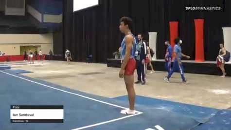 Ian Sandoval - Floor - 2021 USA Gymnastics Development Program National Championships