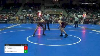 130 lbs Consolation - Caine Muegge, Ponca City vs Max Leininger, Waverly WC