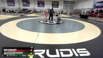 133 lbs Round 3 - Nick Dardanes, Bear Cave Wrestling vs Braxton Montgomery, Ironclad Wrestling