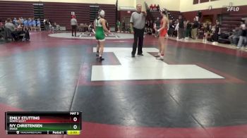 115 lbs Round 1 - Ivy Christensen, Osage vs Emily Stutting, North Scott