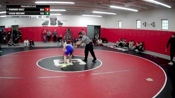 121 lbs Champ. Round 2 - Parker Holt, Mount Pleasant Area Hs vs Chad Brown, Yough Hs