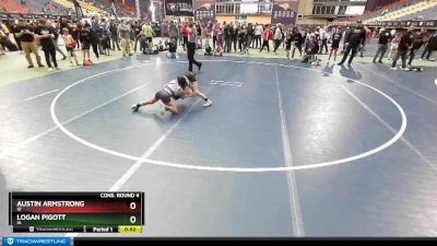 70 lbs Cons. Round 4 - Logan Pigott, IA vs Austin Armstrong, ID