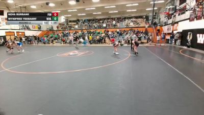 109-115 lbs Round 2 - Wynifred Ysebaert, Worland Middle School vs Nova Burbank, Powell Middle School