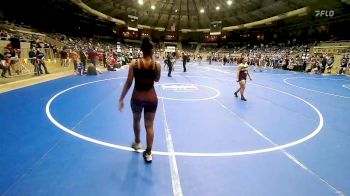 140 lbs Rr Rnd 2 - Carla West, Dawg Wrestling vs Jazielyn Whitfield, Blue T McLain