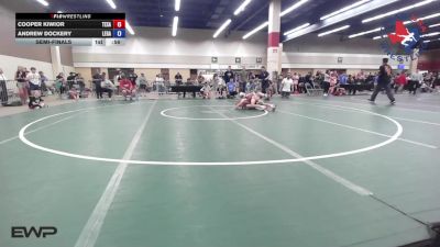 84 lbs Semifinal - Cooper Kiwior, Texas Elite Wrestling Club vs Andrew Dockery, Legacy Wrestling Club