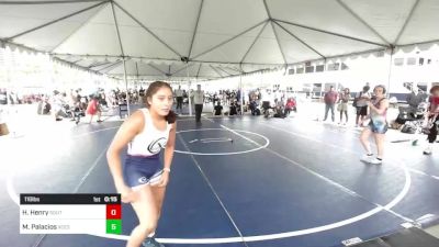 116 lbs Consi Of 4 - Mikayla Putich, The Snake Pit vs Ryleigh Schemp, Team SoCal